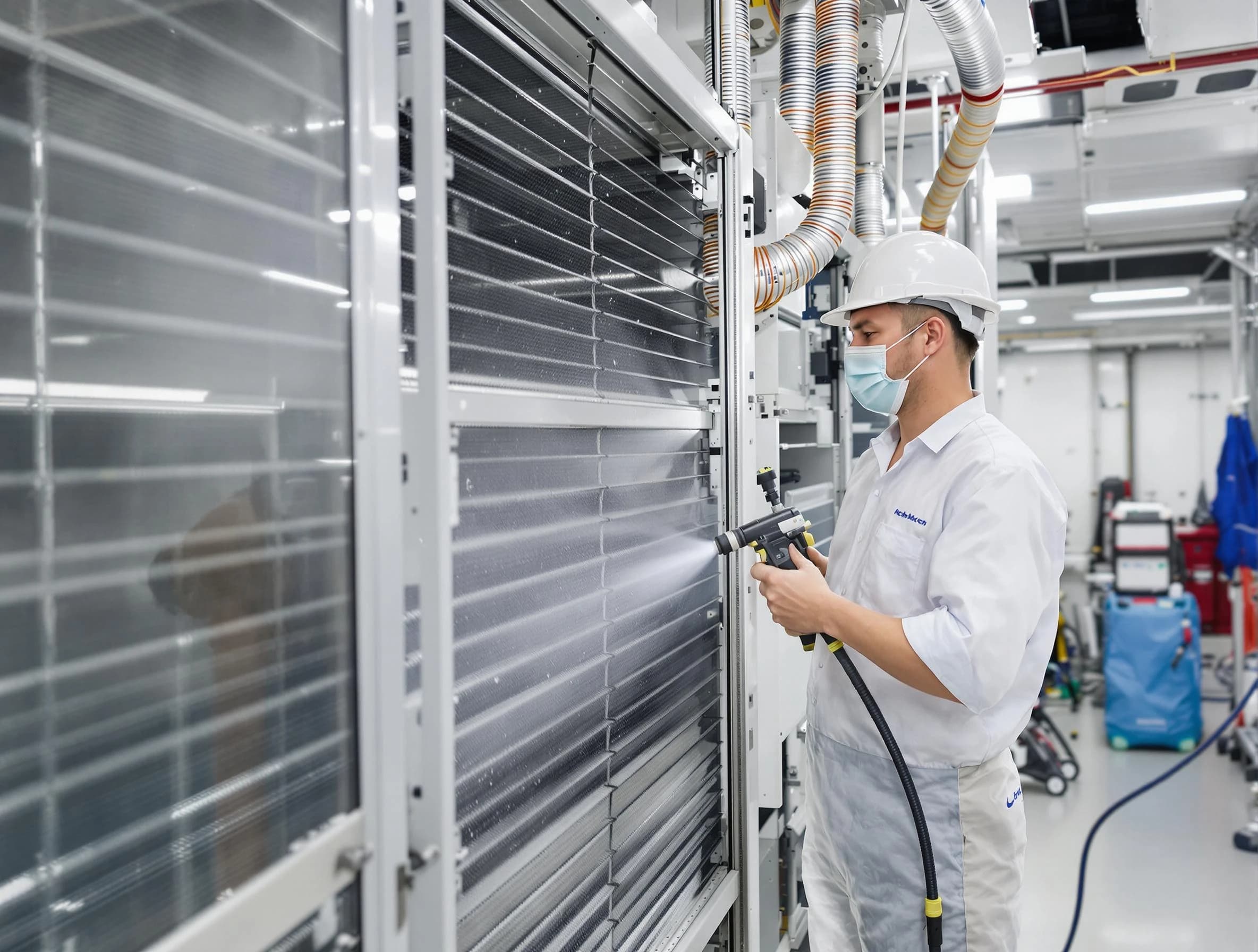 Professional AC coil cleaning by Sandy Air Duct Cleaning in Sandy