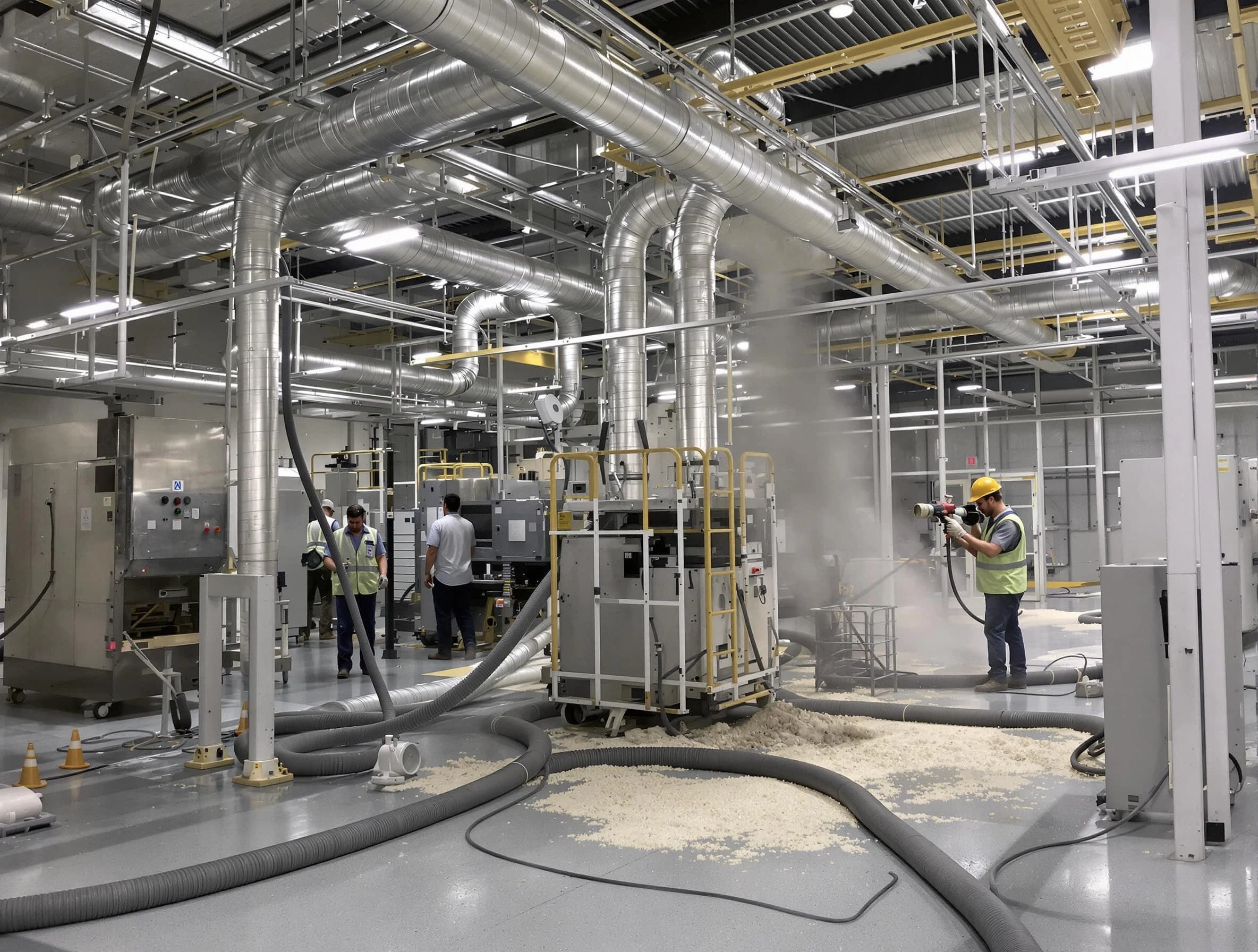 Heavy-duty industrial duct cleaning by Sandy Air Duct Cleaning in Sandy