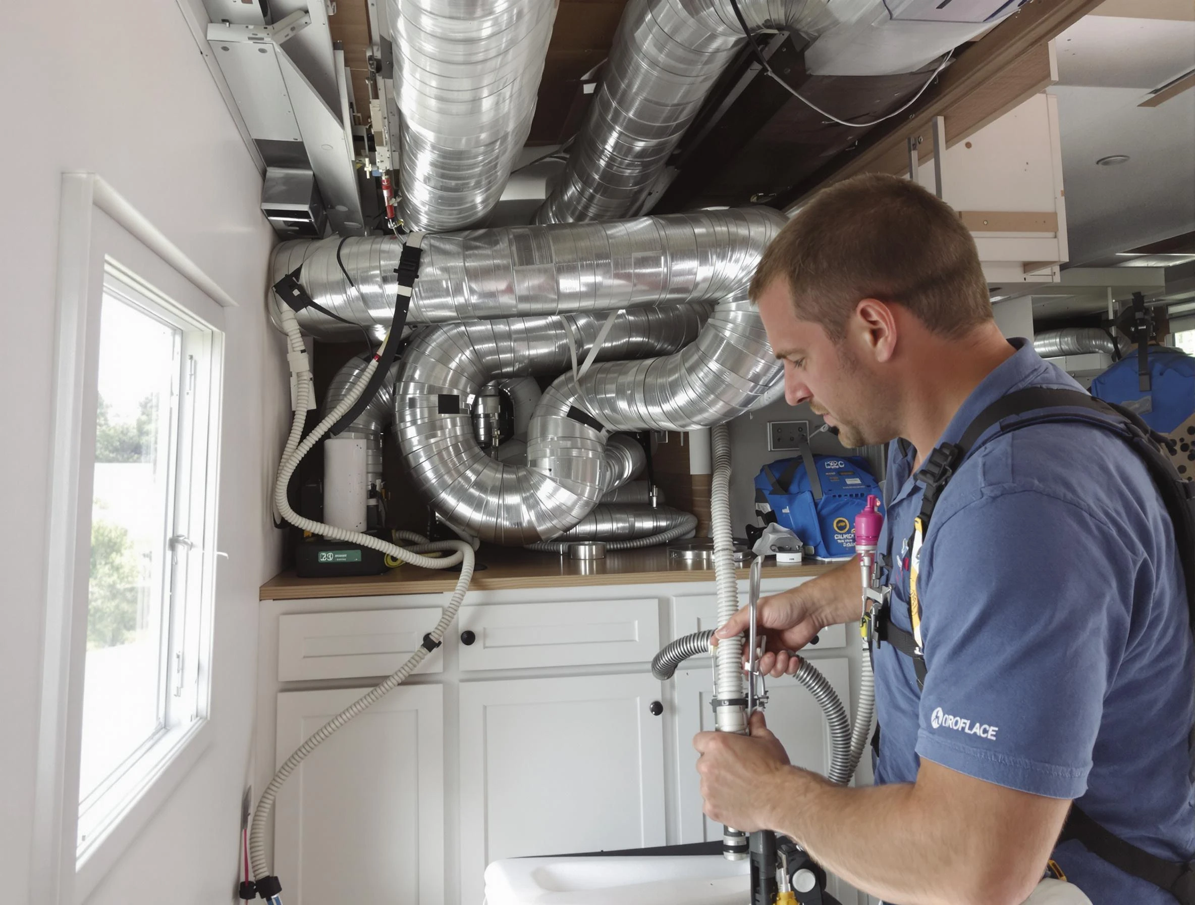 Mobile Home Air Duct Cleaning in Sandy