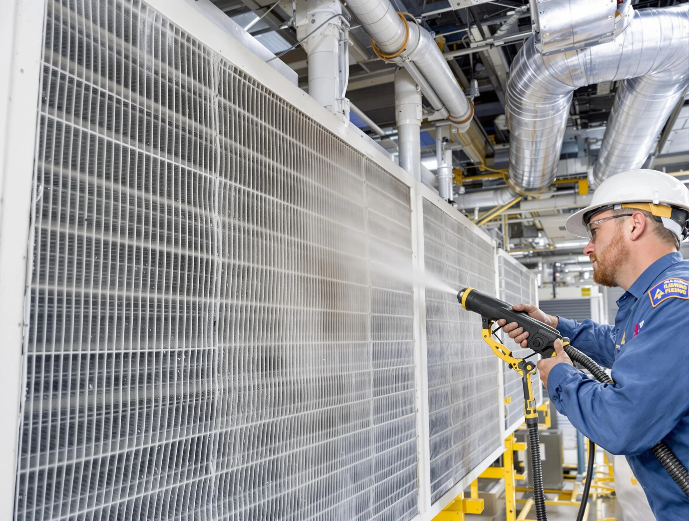 Professional commercial coil cleaning by Sandy Air Duct Cleaning in Sandy