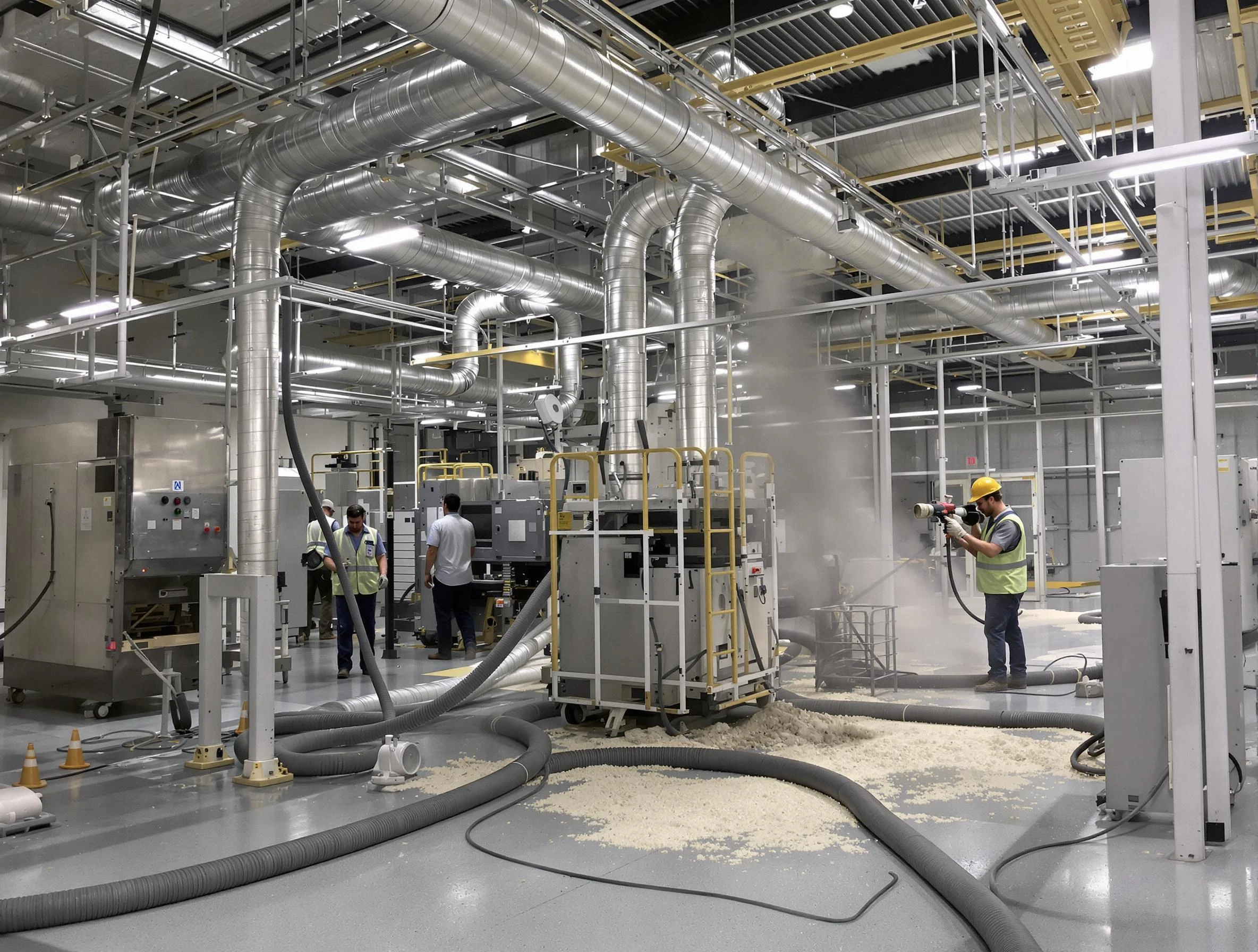 Heavy-duty industrial duct cleaning by Sandy Air Duct Cleaning in Sandy